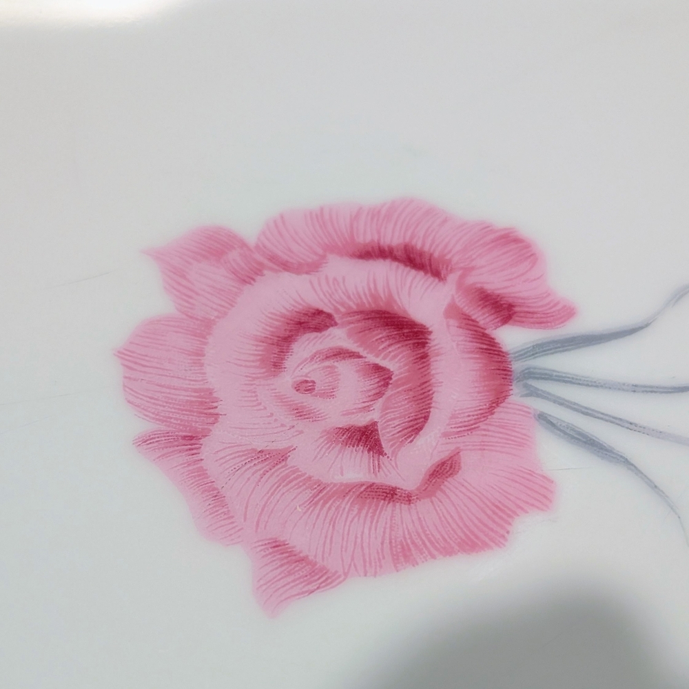 Narumi Fine China Plates Qty 2; Classic Rose 5226 Vintage - Picture 4 of 10